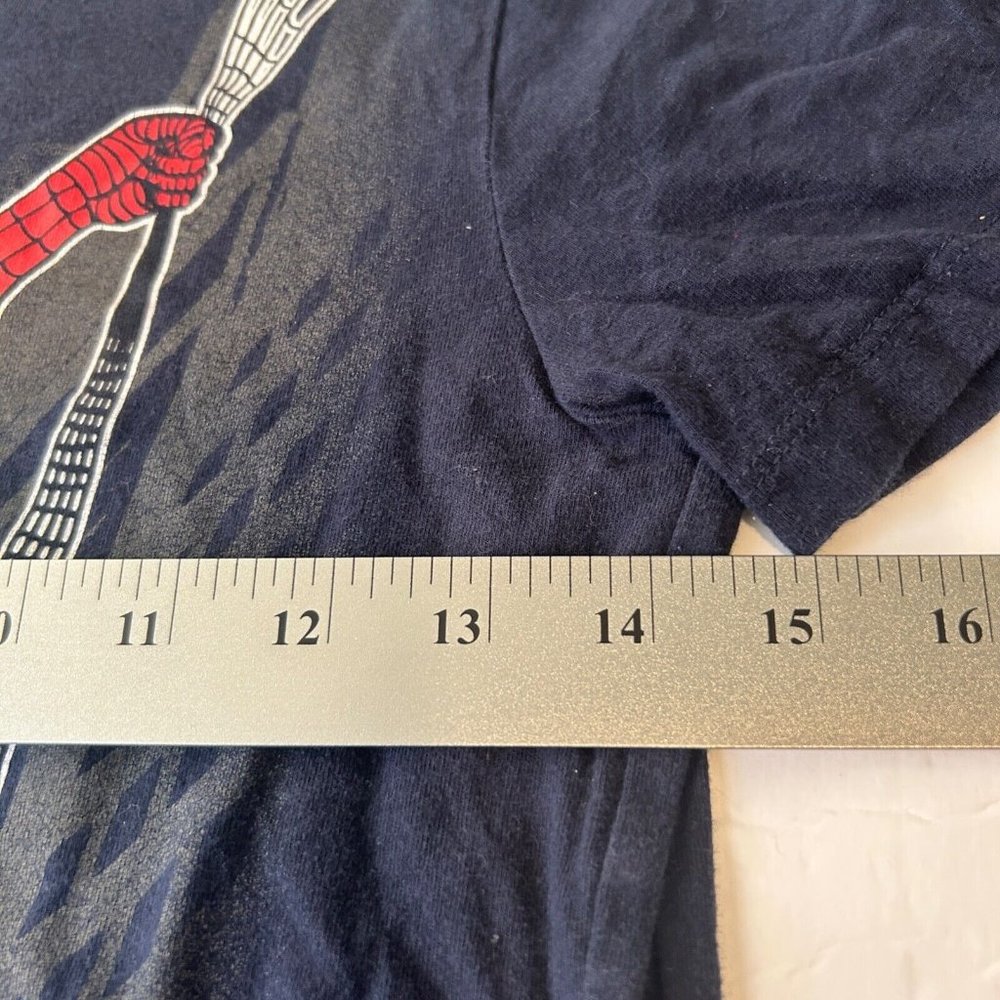 Marvel Spider-Man Old Navy Youth Size M Size 8 Black Short Sleeve T-Shirt - Picture 5 of 6